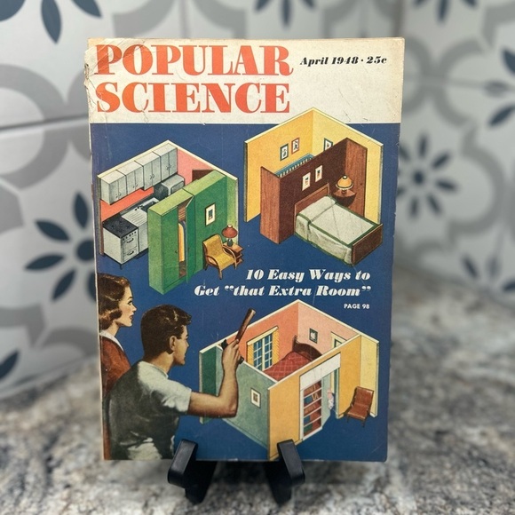 Vintage Popular Science 1948 January-December Collection set​ - Picture 16 of 16